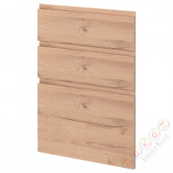 ⭐METOD⭐3 фасады посудомоечных машин, Voxtorpподражание. дуб, 60 cm⭐ИКЕА-79449841