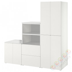 ⭐SMASTAD / PLATSA⭐Книжный шкаф, белый/белый, 180x57x181 cm⭐ИКЕА-59486071