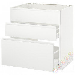 ⭐METOD / MAXIMERA⭐Форма L + 3F/2шу, белый/Voxtorpматовый белый, 80x60 cm⭐ИКЕА-99112678