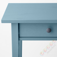 ⭐HEMNES⭐Прикроватный столик, niebieska bejca, 46x35 cm⭐ИКЕА-50573949
