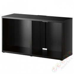 ⭐BESTA⭐Тумба под ТВ, Черно-коричневый, 120x40x64 cm⭐ИКЕА-40299885