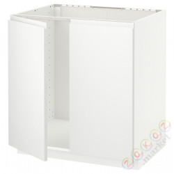 ⭐METOD⭐Шшш раковина/2 Drz, белый/Voxtorpматовый белый, 80x60 cm⭐ИКЕА-69458992