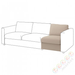 ⭐VIMLE⭐Покрытие раздела1 человекowej, Халларп бежевый⭐ИКЕА-10496137