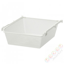 ⭐KOMPLEMENT⭐Сетчатая корзина с выдвижной направляющей, белый, 50x58 cm⭐ИКЕА-59010988