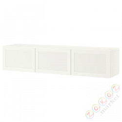 ⭐BESTA⭐Тумба под ТВ с дверь, белый/Ханвикен белый, 180x42x38 cm⭐ИКЕА-69330687