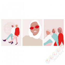 ⭐PJATTERYD⭐Образ, lepiej сprzyjaciółmi, 30x40 cm⭐ИКЕА-80545728