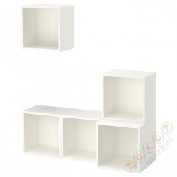 ⭐EKET⭐Комбинация навесных шкафов, белый, 105x35x120 cm⭐ИКЕА-09188842