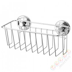 ⭐KROKFJORDEN⭐Корзина с присосками, оцинкованный, 24x11 cm⭐ИКЕА-90454001