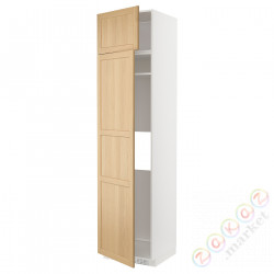 ⭐METOD⭐Высота или замерзание 2шу, белый/Forsbacka дуб, 60x60x240 cm⭐ИКЕА-99509438