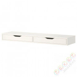 ⭐EKBY ALEX⭐Полка сящики, белый, 119x29 cm⭐ИКЕА-20192828