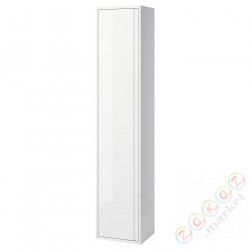 ⭐ANGSJON⭐Высокий шкаф/дверь, глянцевый белый, 40x35x195 cm⭐ИКЕА-40535081