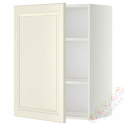 ⭐METOD⭐Навесной шкаф с полками, белый/Bodbyn сливочный, 60x80 cm⭐ИКЕА-59467807