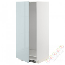 ⭐METOD⭐Шкаф, высокий лед/проживающий, белый/Kallarp jasnoсерый-синий, 60x60x140 cm⭐ИКЕА-59479061