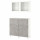 ⭐BESTA⭐Комбинация стойки с дверь/ящики, белый Kallviken/Stubbarp/имитация светло-серого бетона, 120x42x213 cm⭐ИКЕА-79436042