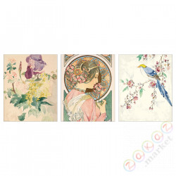 ⭐BILD⭐Плакат, wąchanт.е.цветокów, 40x50 cm⭐ИКЕА-90534060