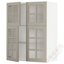 ⭐METOD⭐Половина/4 стакан Drz, белый/Stensund бежевый, 80x100 cm⭐ИКЕА-49458323