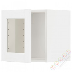 ⭐METOD⭐настенный шкаф/стакан дверь, белый Enköping/белый имитация дерева, 40x40 cm⭐ИКЕА-69473469