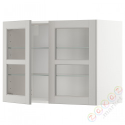 ⭐METOD⭐Шах половина/2 стакан Drz, белый/Lerhyttan светло-серый, 80x60 cm⭐ИКЕА-69459680