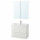 ⭐GODMORGON / BRAVIKEN⭐Мебель для ванной, набор. 4 шт.., глянцевый белый/Смеситель Brлюдоедund, 80 cm⭐ИКЕА-29396190