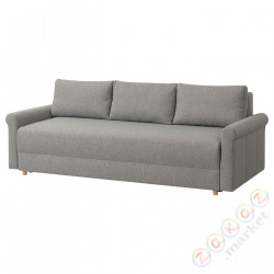 ⭐DANHULT⭐Раскладывающийся диван3-человекowa, Серый⭐ИКЕА-00572462