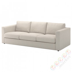 ⭐VIMLE⭐Чехол на диван3 человекowej, Gunnared бежевый⭐ИКЕА-19399306