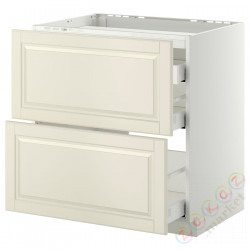 ⭐METOD / MAXIMERA⭐Старший полковник/2fr/3шу, белый/Bodbyn сливочный, 80x60 cm⭐ИКЕА-09027199