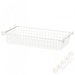 ⭐HJALPA⭐Проволочная корзина сwysuwaną prowadnicą, белый, 80x40 cm⭐ИКЕА-09530613