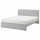 ⭐GLADSTAD⭐Каркас кровати с обивкой, Kabusa светло-серый, 140x200 cm⭐ИКЕА-60490449