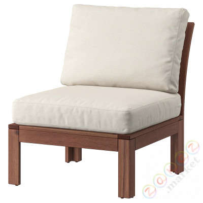 ⭐ÄPPLARÖ⭐Садовое кресло, коричневое пятно/Frösön/Дувхольмен бежевый63x80x84 cm⭐ИКЕА-39262048