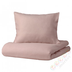 ⭐DYTAG⭐Poszwa na kołdrę i posвызовka, светло-розовый, 150x200/50x60 cm⭐ИКЕА-60518858