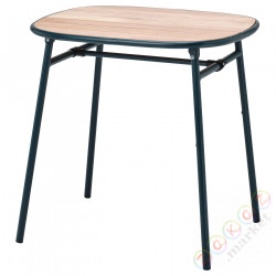 ⭐DUVSKAR⭐Стол, сад, черно-синий/эвкалипт, 76x63 cm⭐ИКЕА-90515759