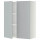 ⭐METOD⭐Навесной шкаф с полками/2 дверь, белый/Veddinge Серый, 80x100 cm⭐ИКЕА-49463777