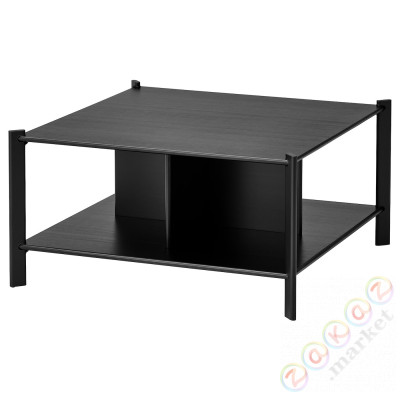 ⭐JATTESTA⭐Кофейный столик, черный, 80x80 cm⭐ИКЕА-80521911