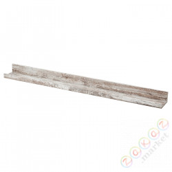 ⭐MOSSLANDA⭐Полка na фотографий, белый подражаниеacja bejcowана сосна, 115 cm⭐ИКЕА-40497814