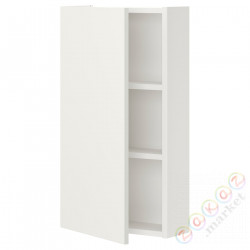 ⭐ENHET⭐настенный шкаф 2полки/дверь, белый, 40x17x75 cm⭐ИКЕА-09322727