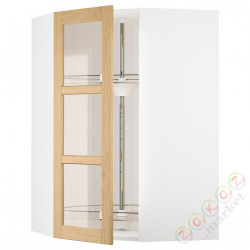 ⭐METOD⭐Пойдите с каруселью/стакан Drz, белый/Forsbacka дуб, 68x100 cm⭐ИКЕА-69509331