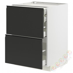 ⭐METOD / MAXIMERA⭐Sсstj 2fr/2n/śr/в шу, белый/Upplöv матантрацит, 60x60 cm⭐ИКЕА-39493464