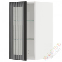 ⭐METOD⭐Шах половина/стакан Drz, белый/Hejsta антрацитowe ryflowане стакан, 30x60 cm⭐ИКЕА-39490719