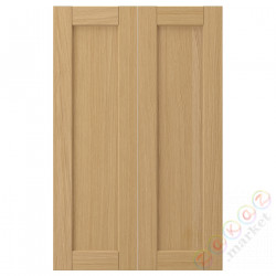 ⭐FORSBACKA⭐Затвор 2 шт., дуб, 25x80 cm⭐ИКЕА-50565242