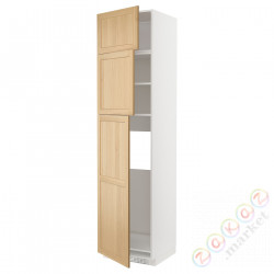 ⭐METOD⭐В ряду из 3 Drz, белый/Forsbacka дуб, 60x60x240 cm⭐ИКЕА-19509437