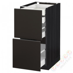 ⭐METOD / MAXIMERA⭐Sсstj 2fr/2n/śr/в шу, черный/Кунгсбака антрацит, 40x60 cm⭐ИКЕА-79212424