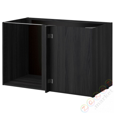 ⭐METOD⭐Каркасы шкафов, имитация черного дерева, 128x68x80 cm⭐ИКЕА-70205512