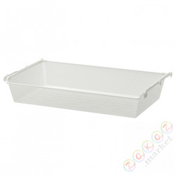 ⭐KOMPLEMENT⭐Сетчатая корзина с выдвижной направляющей, белый, 100x58 cm⭐ИКЕА-99010986