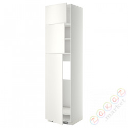 ⭐METOD⭐В ряду из 3 Drz, белый/Веддинге белый, 60x60x240 cm⭐ИКЕА-99454214