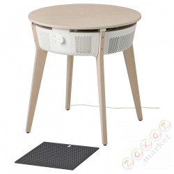 ⭐STARKVIND⭐Стол с oczyszcзаczem надietrза, dodatkowy filtr gazu bejcowана okleina dębowa/белый⭐ИКЕА-19444219