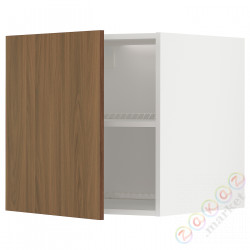 ⭐METOD⭐Верх для холодильника/морозильная камера, белый/Tistorp подражаниеacja коричневыйowego орехa, 60x60 cm⭐ИКЕА-69519556