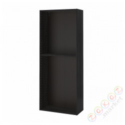 ⭐METOD⭐Каркас шкафа, высота, имитация черного дерева, 80x37x200 cm⭐ИКЕА-00212573