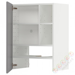 ⭐METOD⭐Шкаф okaнадa сполка/Drzс упражнениями, белый/Bodbyn Серый, 60x80 cm⭐ИКЕА-59504485