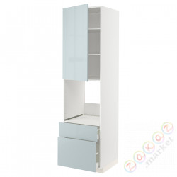 ⭐METOD / MAXIMERA⭐Утром доктора/2fr/Мы бы/в шу, белый/Kallarp jasnoсерый-синий, 60x60x220 cm⭐ИКЕА-99479219