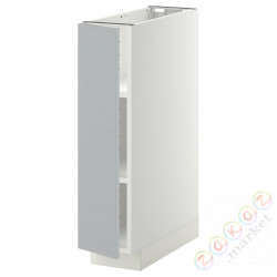 ⭐METOD⭐Кабинет ул./полки, белый/Veddinge Серый, 20x60 cm⭐ИКЕА-39462330